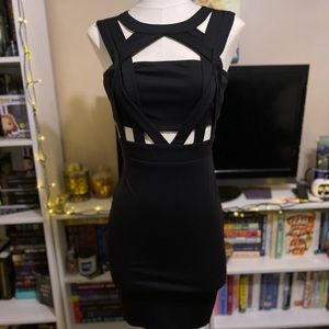 Charlotte Russe Cutout Bodycon Dress S